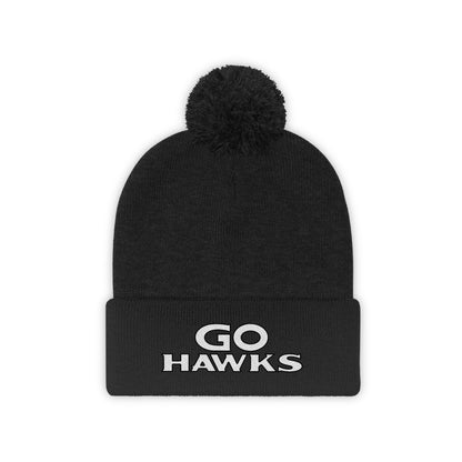 GO HAWKS Pom Pom Beanie