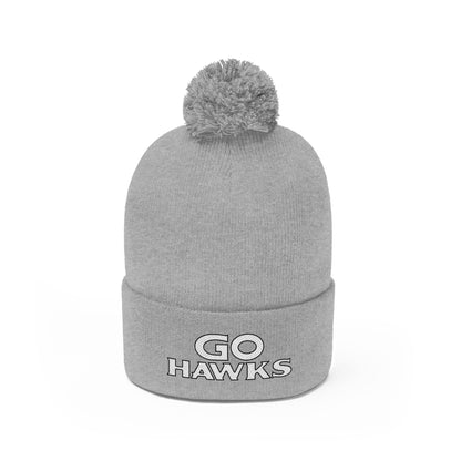 GO HAWKS Pom Pom Beanie