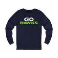 GO HAWKS THROWBACK Unisex Jersey Long Sleeve Tee