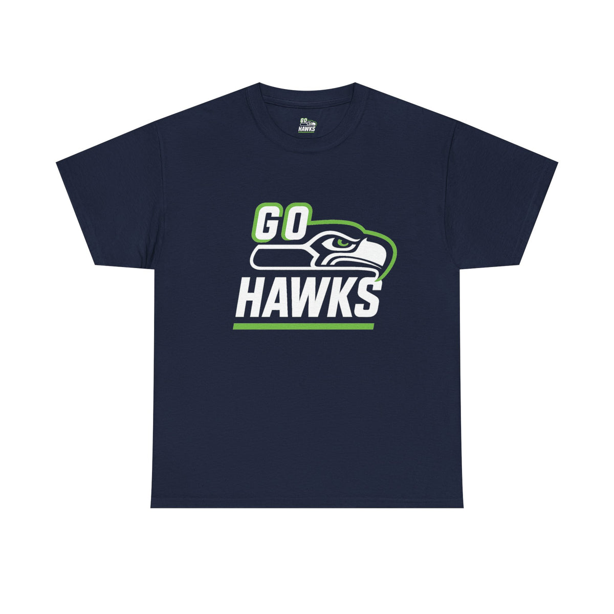 Seahawk Fan Official "GO HAWKS" Tee