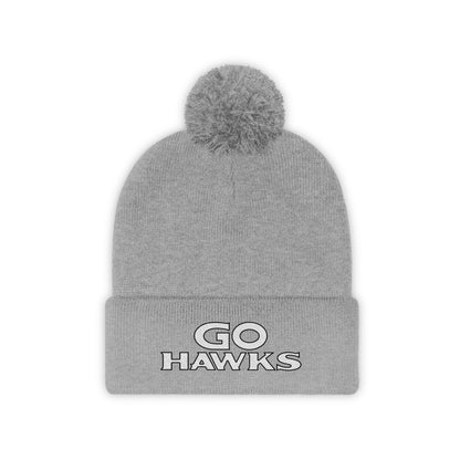 GO HAWKS Pom Pom Beanie