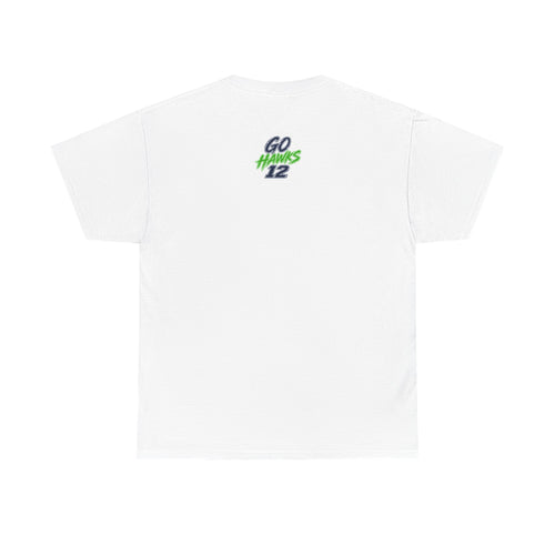 Go Hawks 12 T-Shirt — Seattle Football Fan Tee