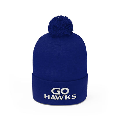 GO HAWKS Pom Pom Beanie