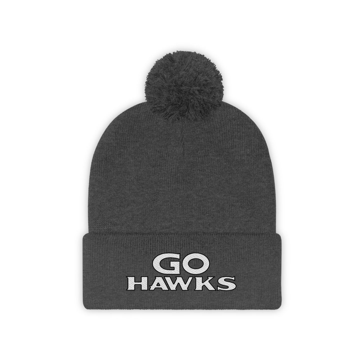 GO HAWKS Pom Pom Beanie