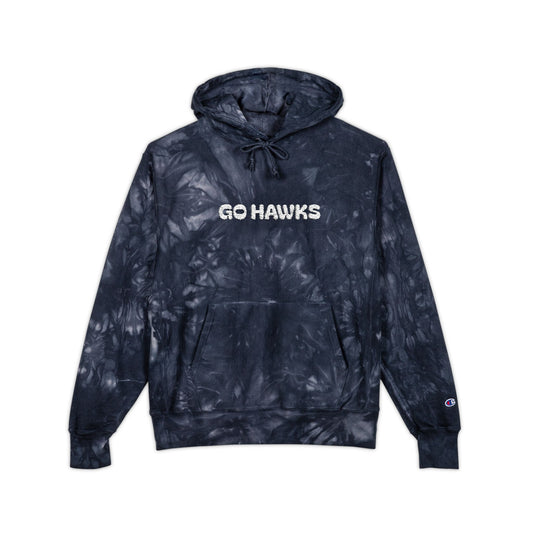 GO HAWKS Embroidered Champion Seahawk Fan Sweatshirt