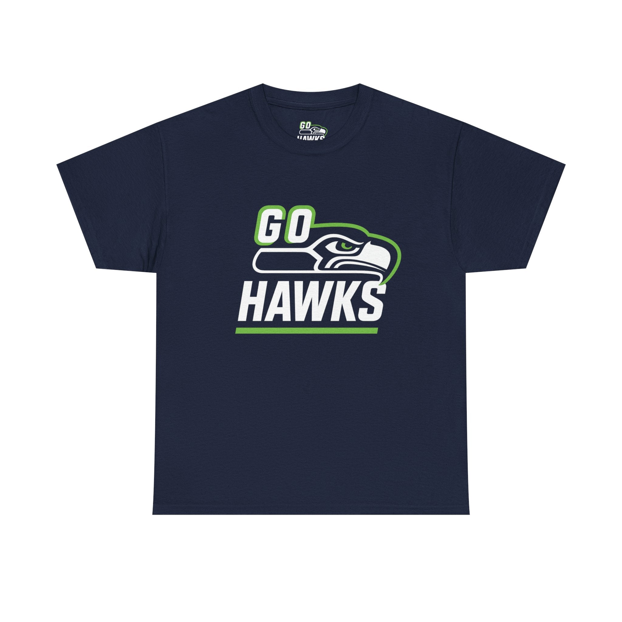Seahawk Fan Official "GO HAWKS" Tee
