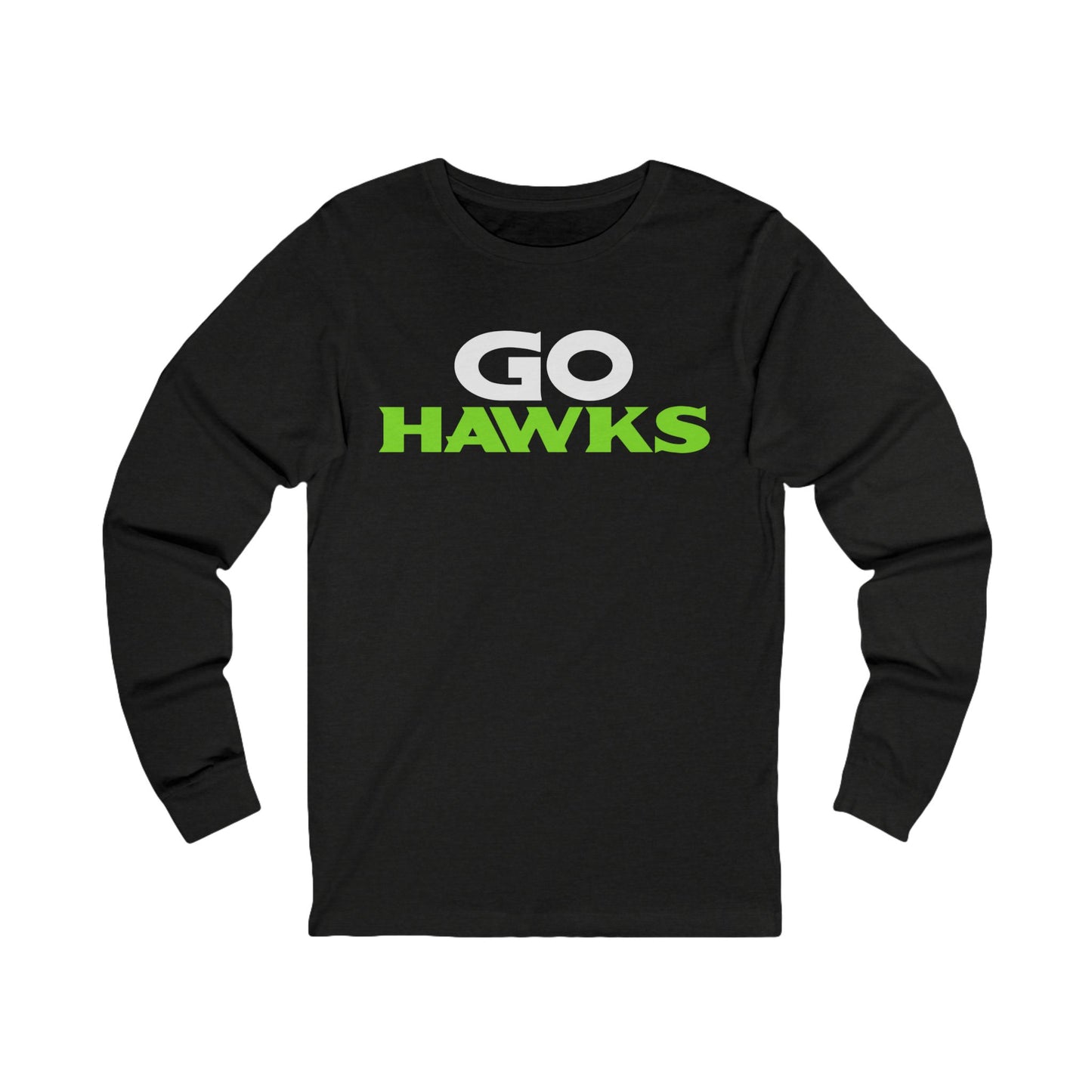 GO HAWKS THROWBACK Unisex Jersey Long Sleeve Tee