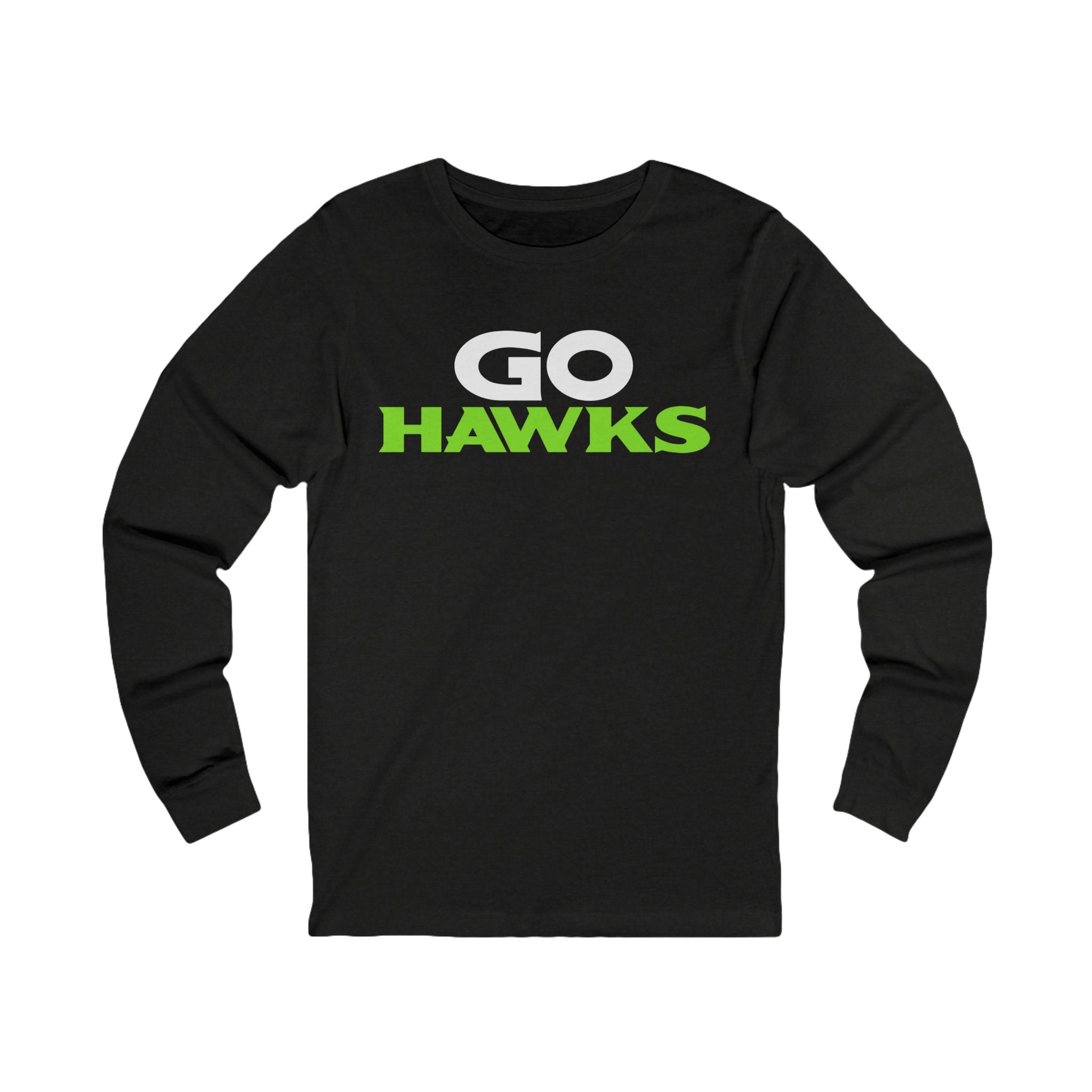 GO HAWKS THROWBACK Unisex Jersey Long Sleeve Tee
