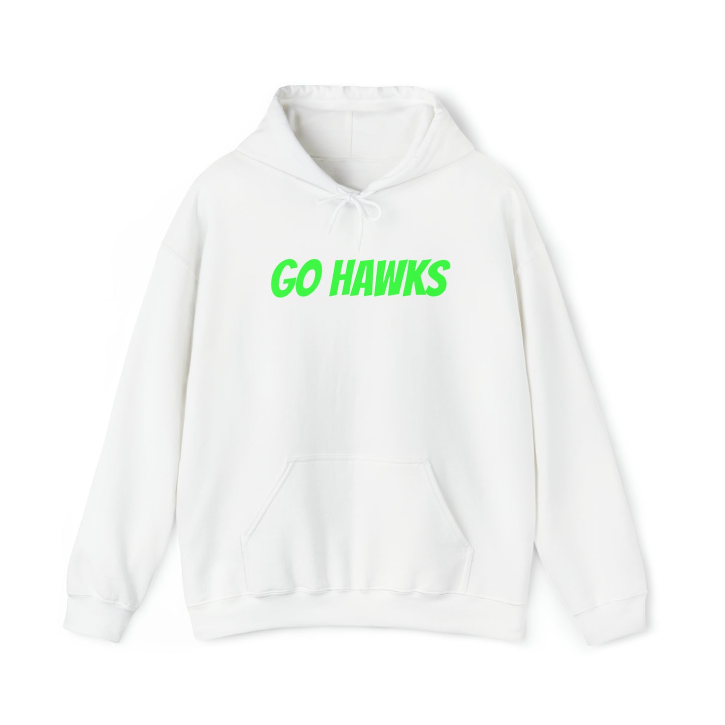 GO HAWKS Unisex Heavy Blend™ Hooded Sweatshirt