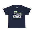 Seahawk Fan Official "GO HAWKS" Tee