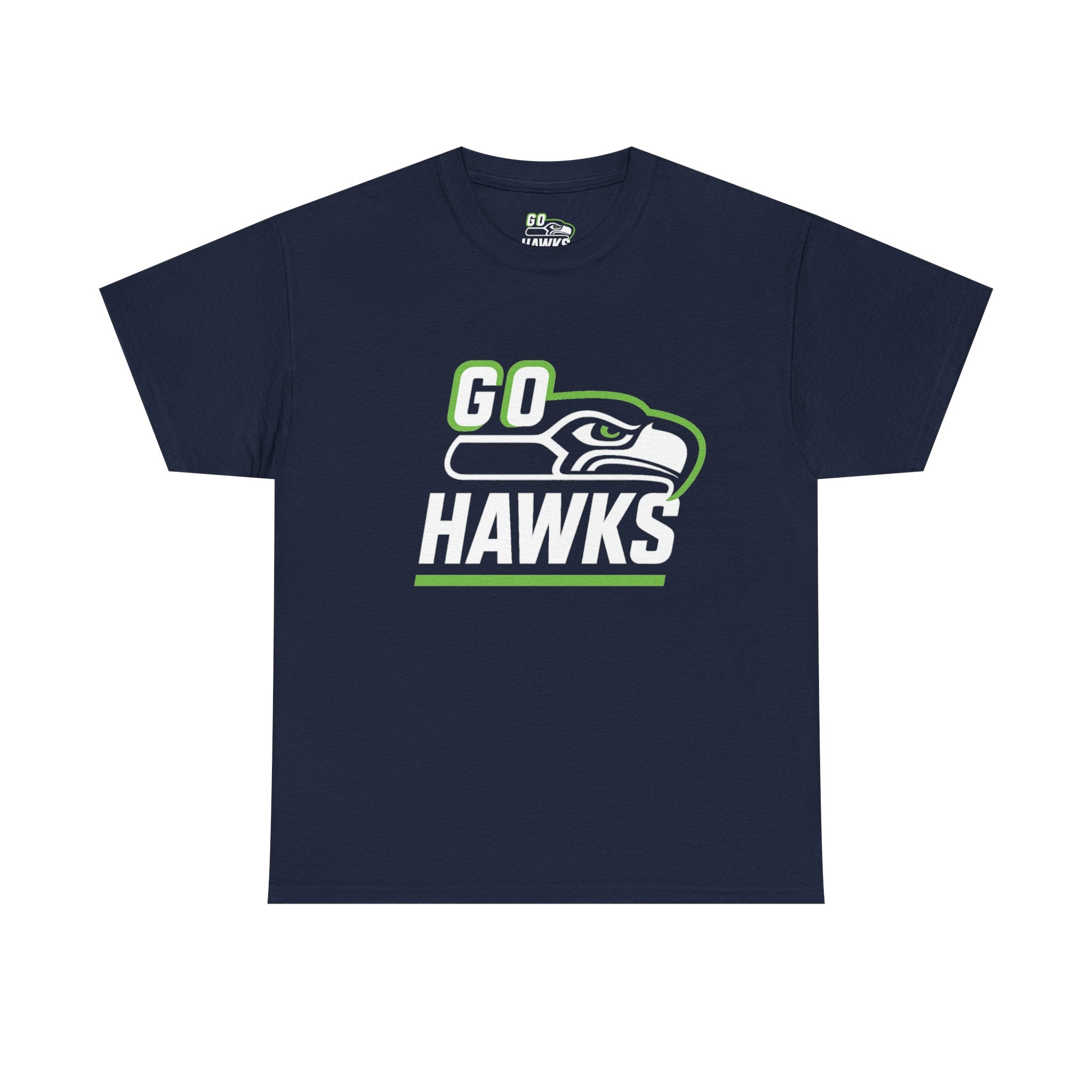Seahawk Fan Official "GO HAWKS" Tee