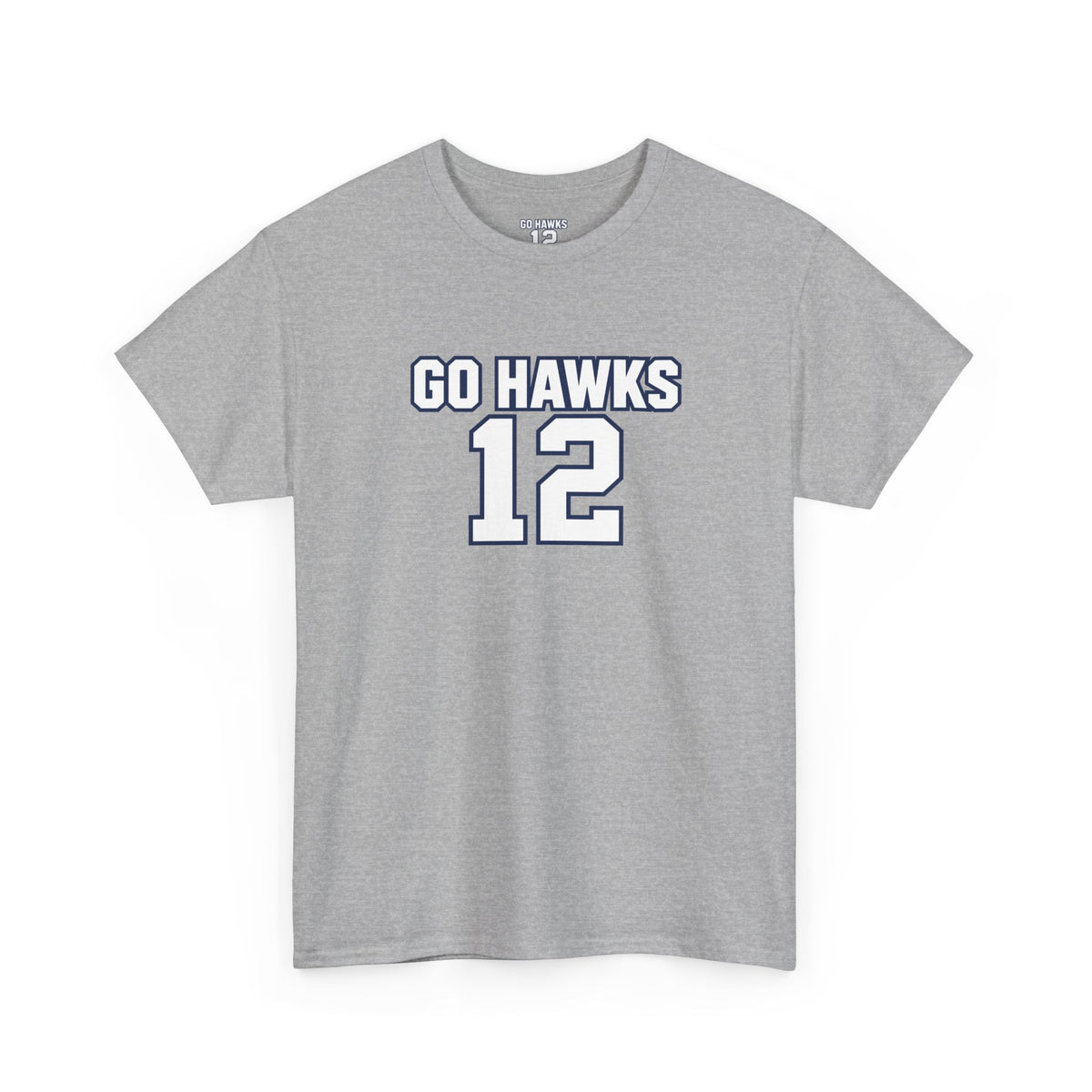 Go Hawks 12 T-Shirt — Seattle Seahawks Fan Tee