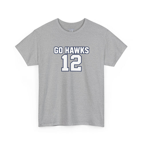 Go Hawks 12 T-Shirt — Seattle Seahawks Fan Tee
