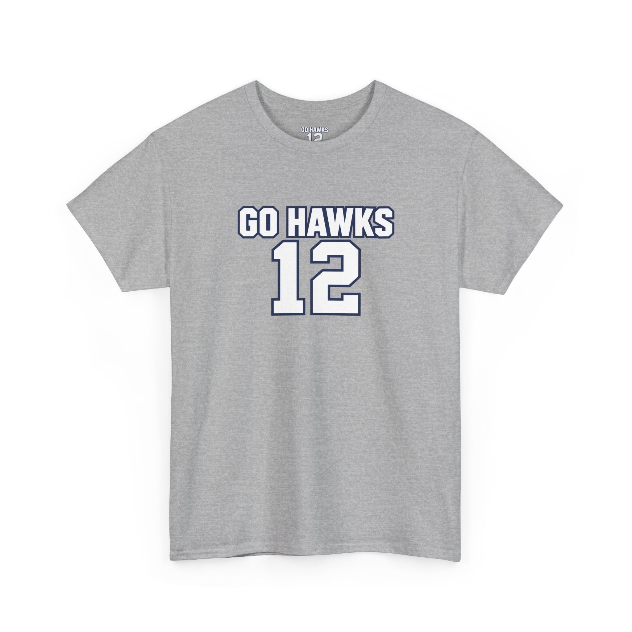 Go Hawks 12 T-Shirt — Seattle Seahawks Fan Tee