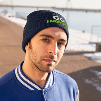 GO HAWKS Knit Beanie