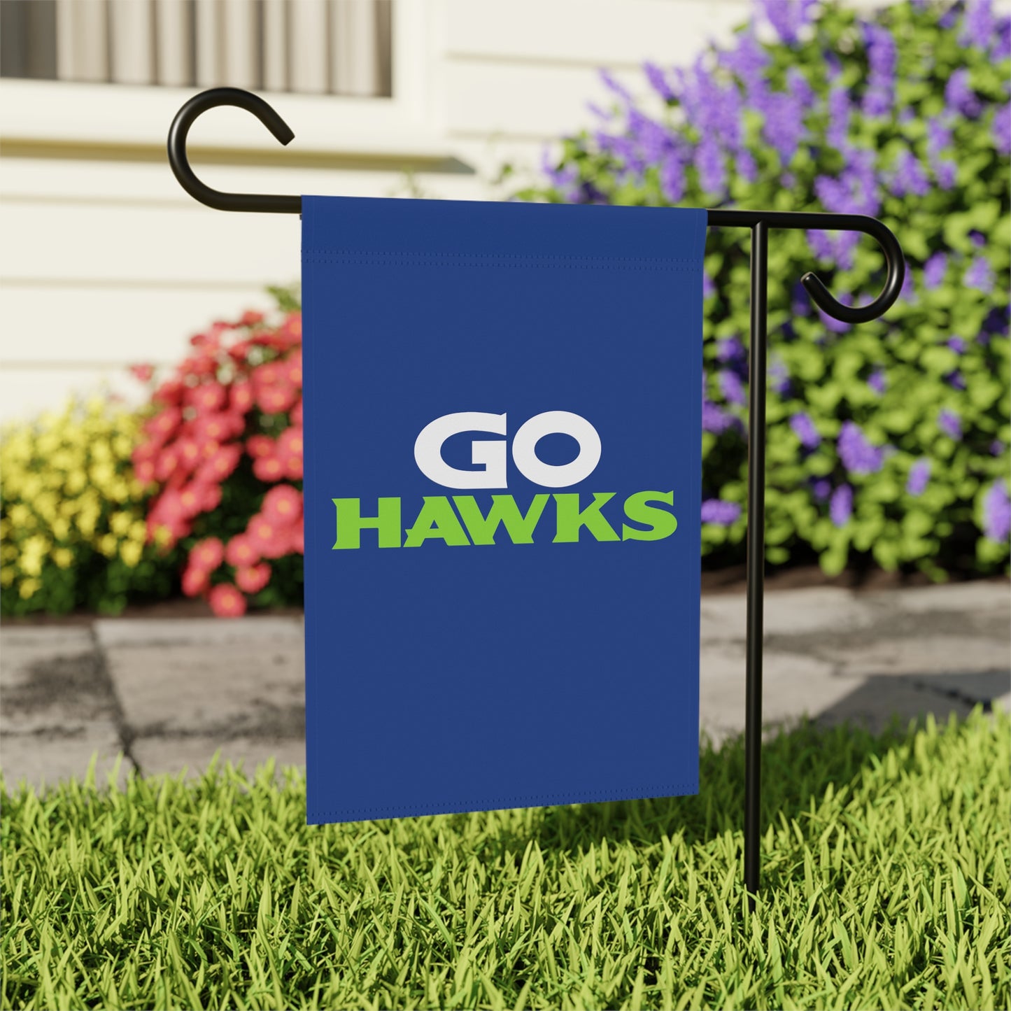 GO HAWKS Garden & House Banner