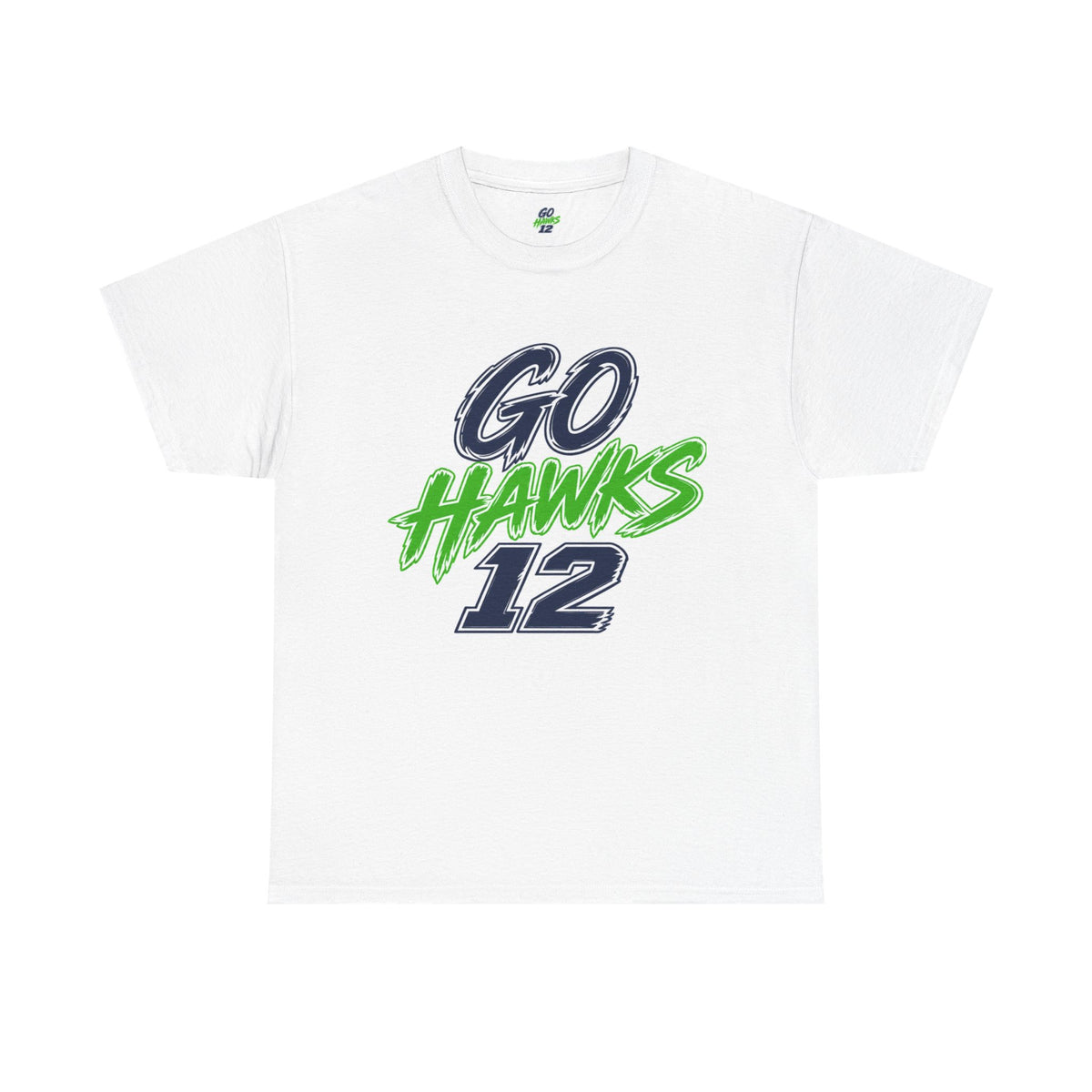 Go Hawks 12 T-Shirt — Seattle Football Fan Tee