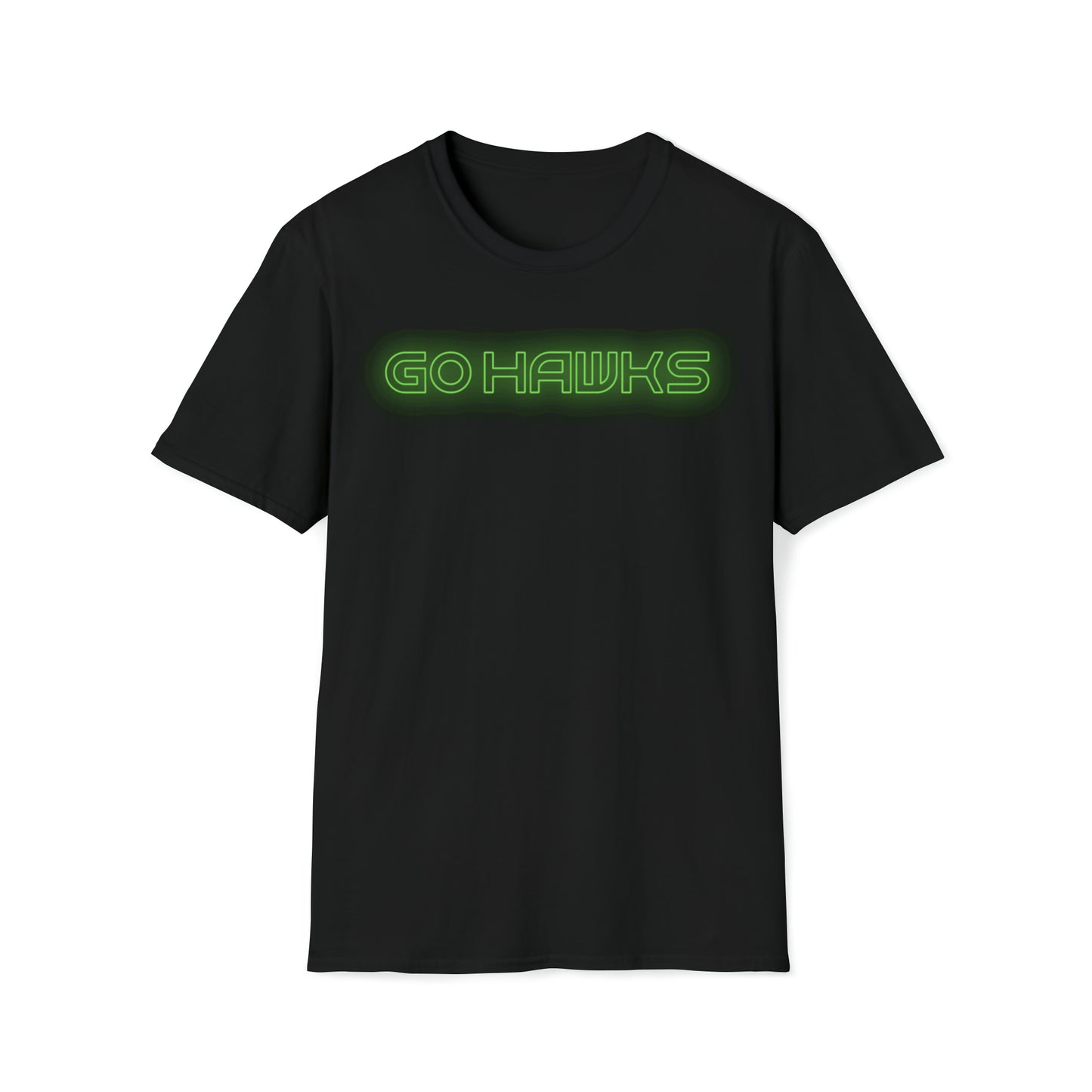 GO HAWKS Unisex Softstyle T-Shirt