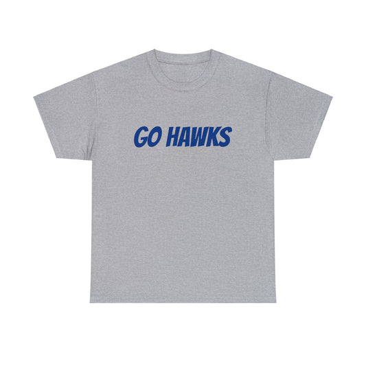GO HAWKS Unisex Heavy Cotton Tee