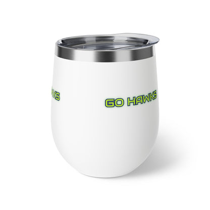GO HAWKS Copper Vacuum Insulated Cup, 12oz