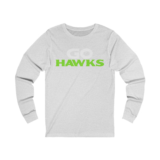 GO HAWKS THROWBACK Unisex Jersey Long Sleeve Tee