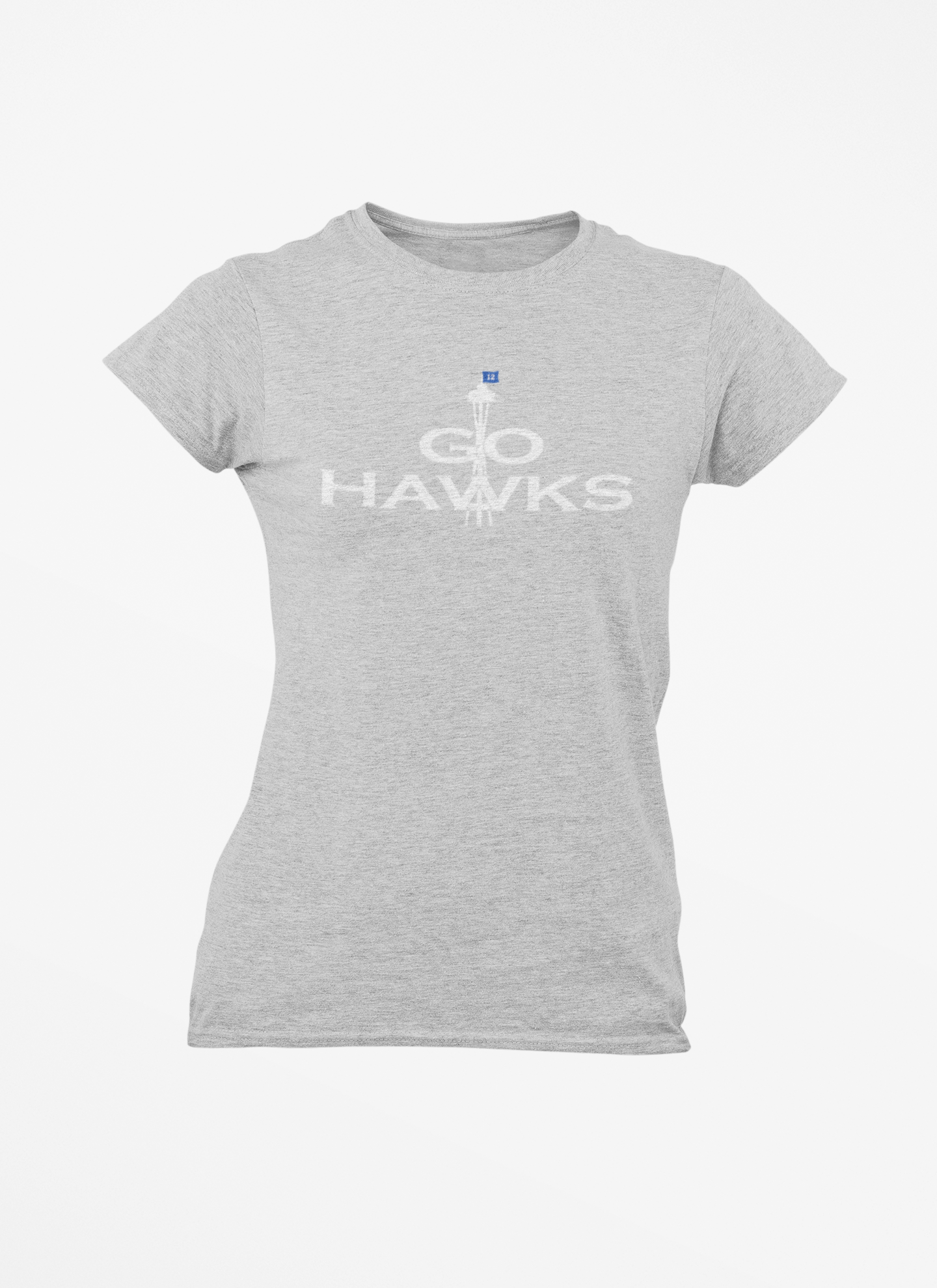 Go Hawks Women’s Gray T-shirt