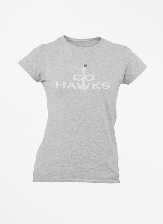 Go Hawks Women’s Gray T-shirt
